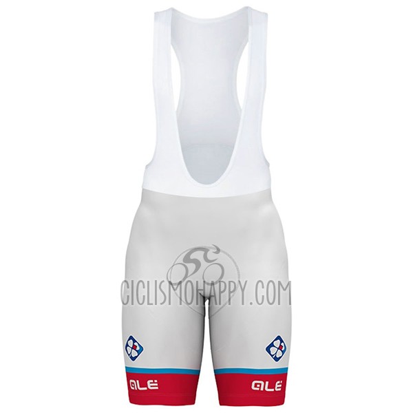 FDJ Cycling Jersey Bib Short 2017 Short Sleeve White